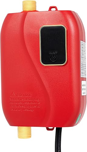 Miniatura 5 de Mini calentador de agua eléctrico de 110 V 3000 W, pequeño debajo del fregadero, calentador de agua eléctrico para cocina y hogar, temperatura