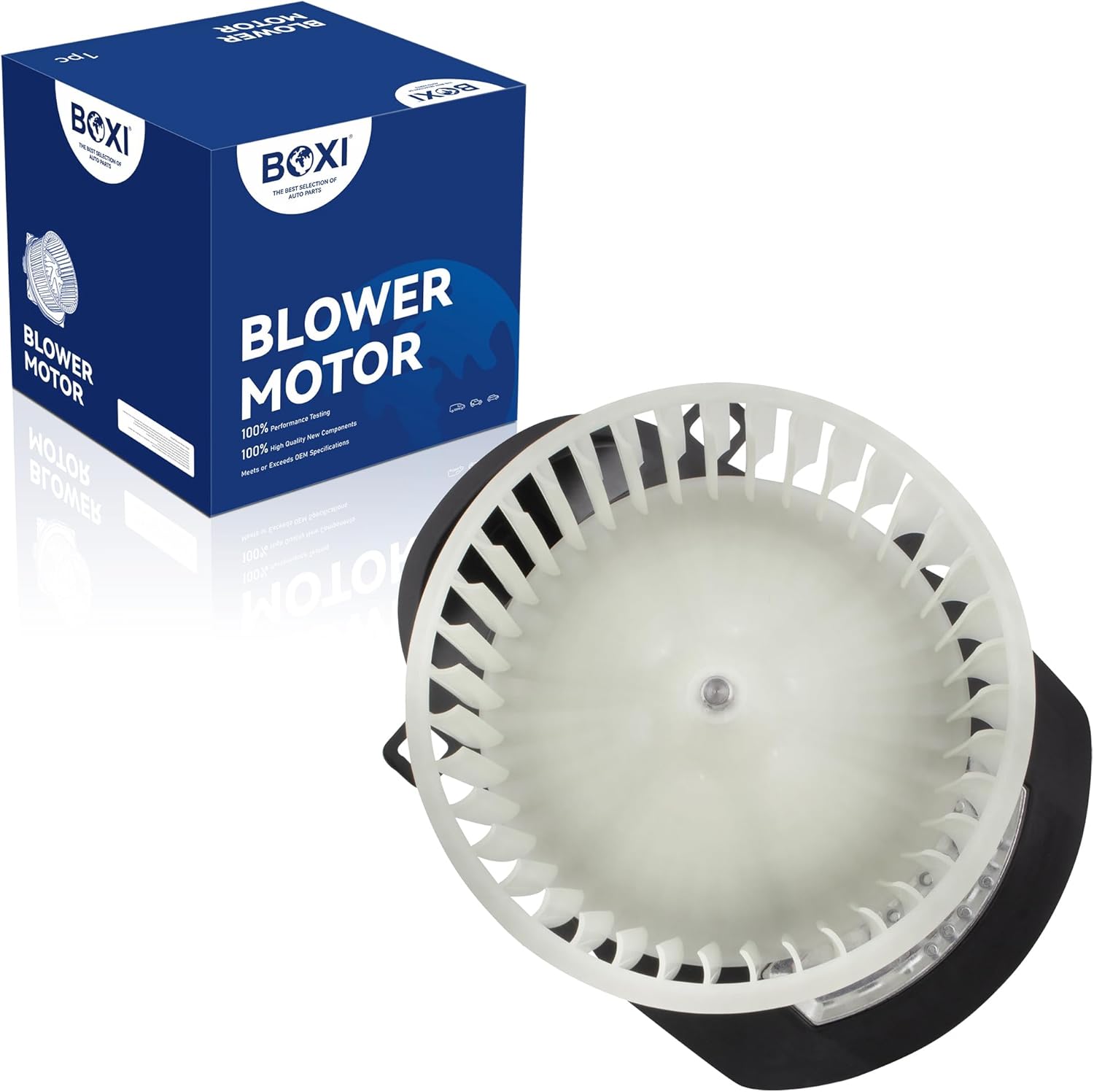 BOXI Front HVAC Heater Blower Motor Assembly Fit for Porsche Cayenne 2011-2018 / for Volkswagen Touareg 2011-2017 Sport Utility / 7P0820021B 7P0820021