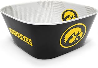 YouTheFan NCAA Officially-licensed Large Party Bowl - 100% Melamine, dishwasher safe, BPA free - holds large bag of chips - sleek design - perfect for game day or any day