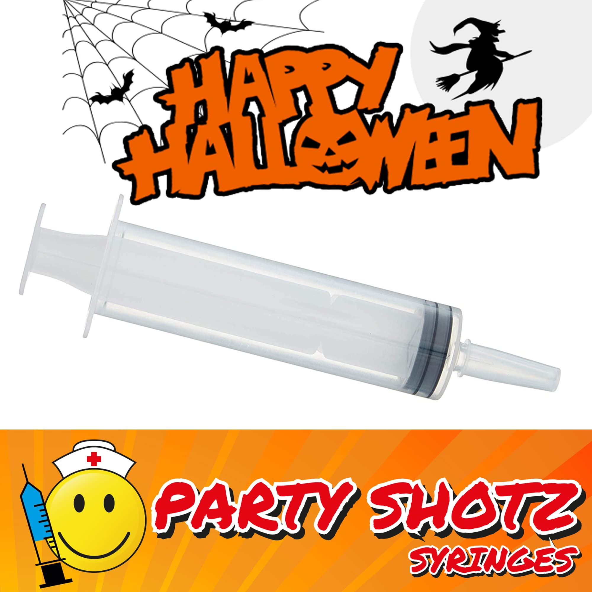 36 Pack Party Shotz Jello Shot Syringes (Large 2oz with CAPS) Buy