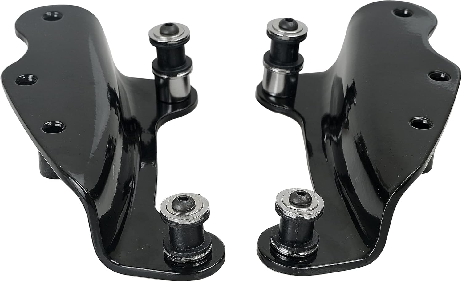 Black for Mounting Backrest Sissy Bar Luggage Rack 4 Point Docking Hardware Kit Compatible with Touring Road King Road Glide Street Glide Electra Glide 2009-2013