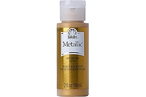 FolkArt Acrylic Metallic Paint: The Ultimate Touch of Radiance for Your Art