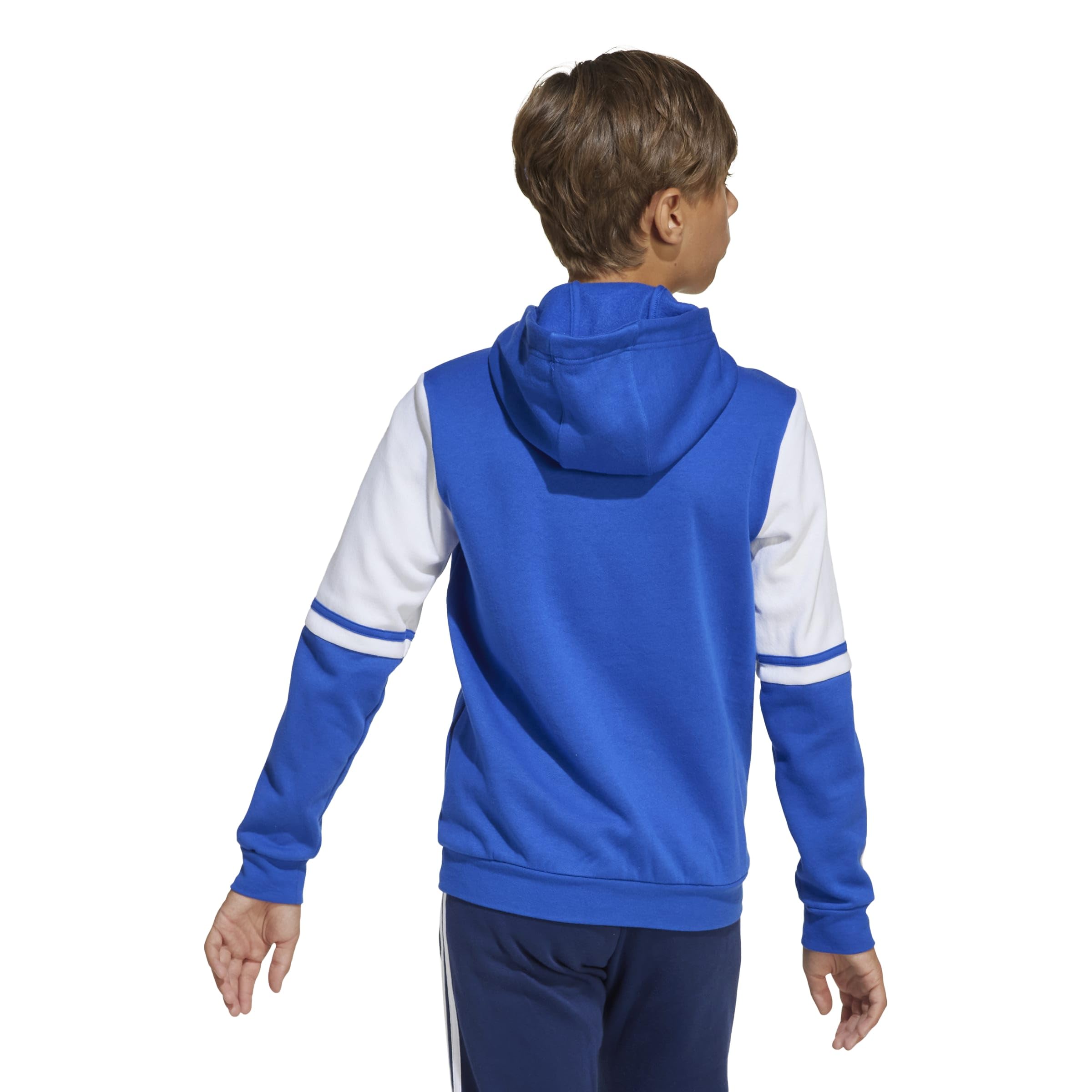 adidas Uniseks - dzieci Squadra25 Sweat Hoody Kids Sweatshirt, team royal blue/white, 9-10 Years