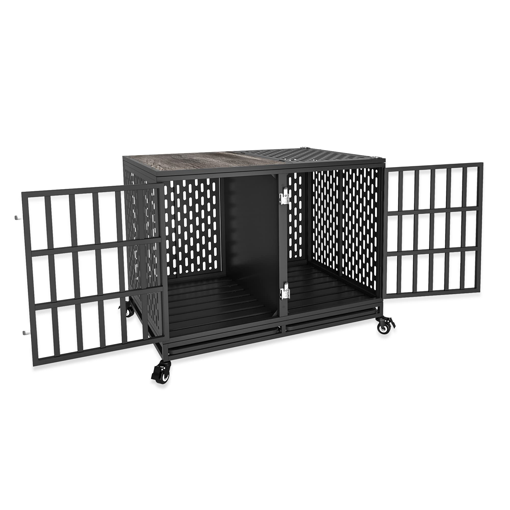 Dog Crate Divider Panel Adjustable Kennel Partition