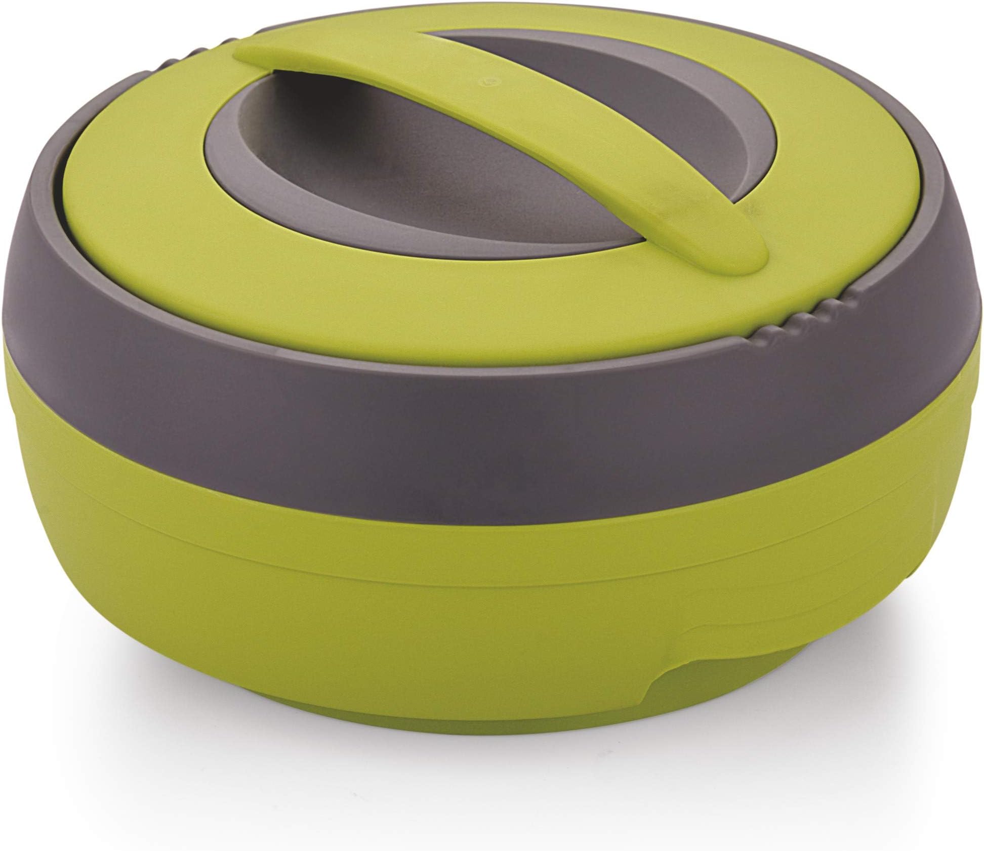 Asian Cosmos Inner Steel Casserole, 600 ml, Green|PU Insulated| BPA Free | Odour Proof| Food Grade | Easy to Carry | Easy to Store | Ideal for Chapatti | Roti | Serving Casserole