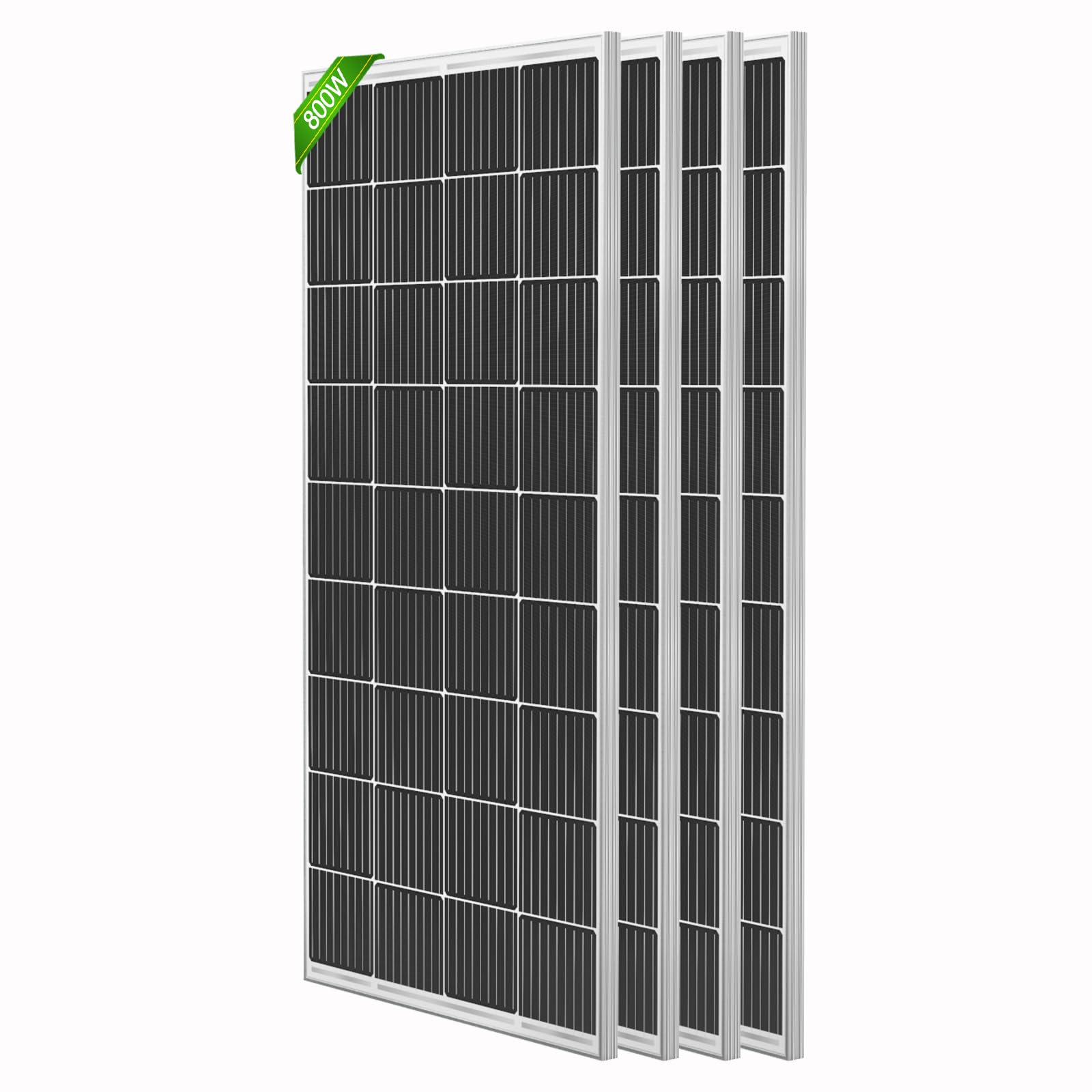 Snapklik.com : WERCHTAY 800 Watt Solar Panel, 4 Pack Of 200W ...