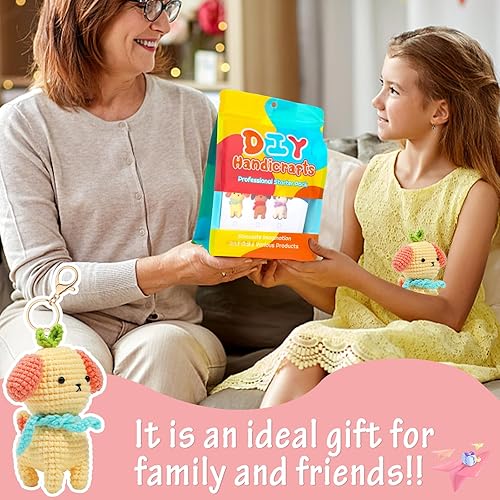 Miniatura 7 de ZMAAGG Kit de ganchillo para principiantes, kit de animales de ganchillo, kit de ganchillo para principiantes, kit de tejido para adultos con video