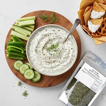 Dill Dip Mix, Dill Seasoning, 1.5 Ounce Resealable Bag, Hampton Distribution