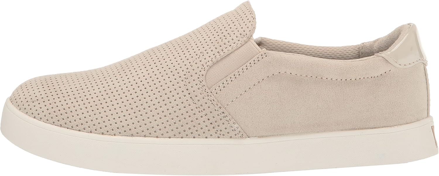 Dr. Scholls Shoes Women's Madison Slip On Fashion Sneaker 6 Oyster Microfiber