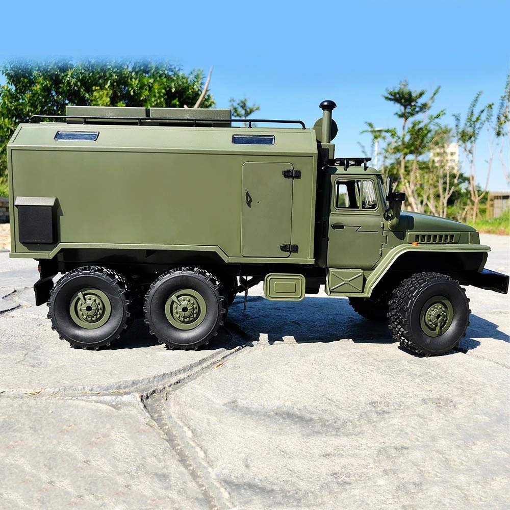 Amazon.co.jp: 1:16 2.4G 6WD RCカー軍用トラックロック
