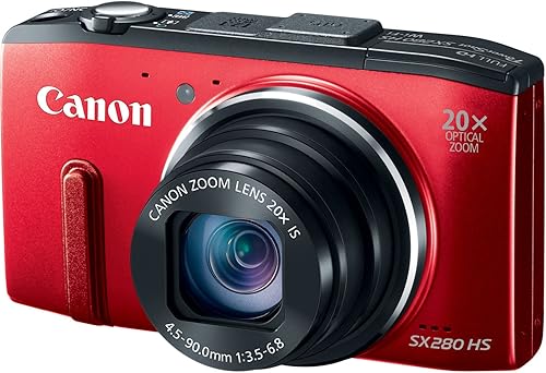 Miniatura 3 de Canon PowerShot SX280 - Cámara digital de 12MP con zoom estabilizado de imagen óptica de 20x con LCD de 3 pulgadas (rojo) (modelo antiguo)