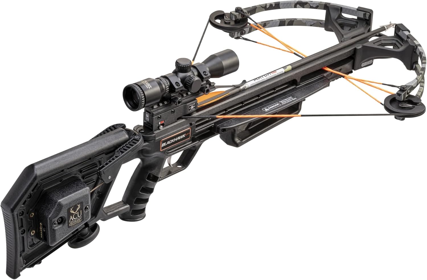 Wicked Ridge Blackhawk XT Crossbow, Peak XT 380 FPS Premium Cocking Devices at