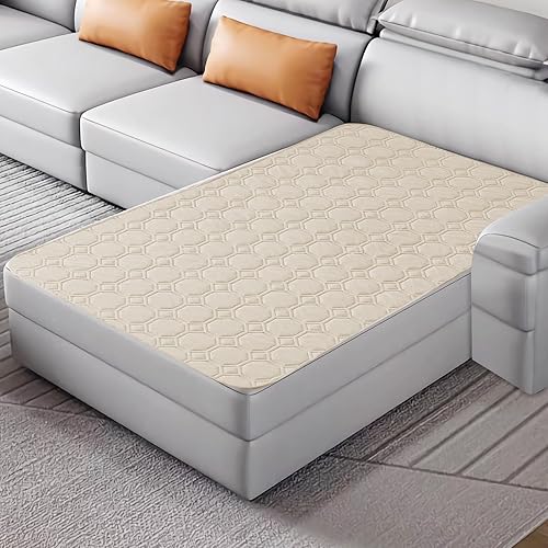 Miniatura 23 de ZNSAYOTX Mantas Acogedoras Definitivas (30"x70") Manta de Sofá 100% Impermeable para Perros Mascotas, Protector para Cama y Sofá con Respaldo Beige