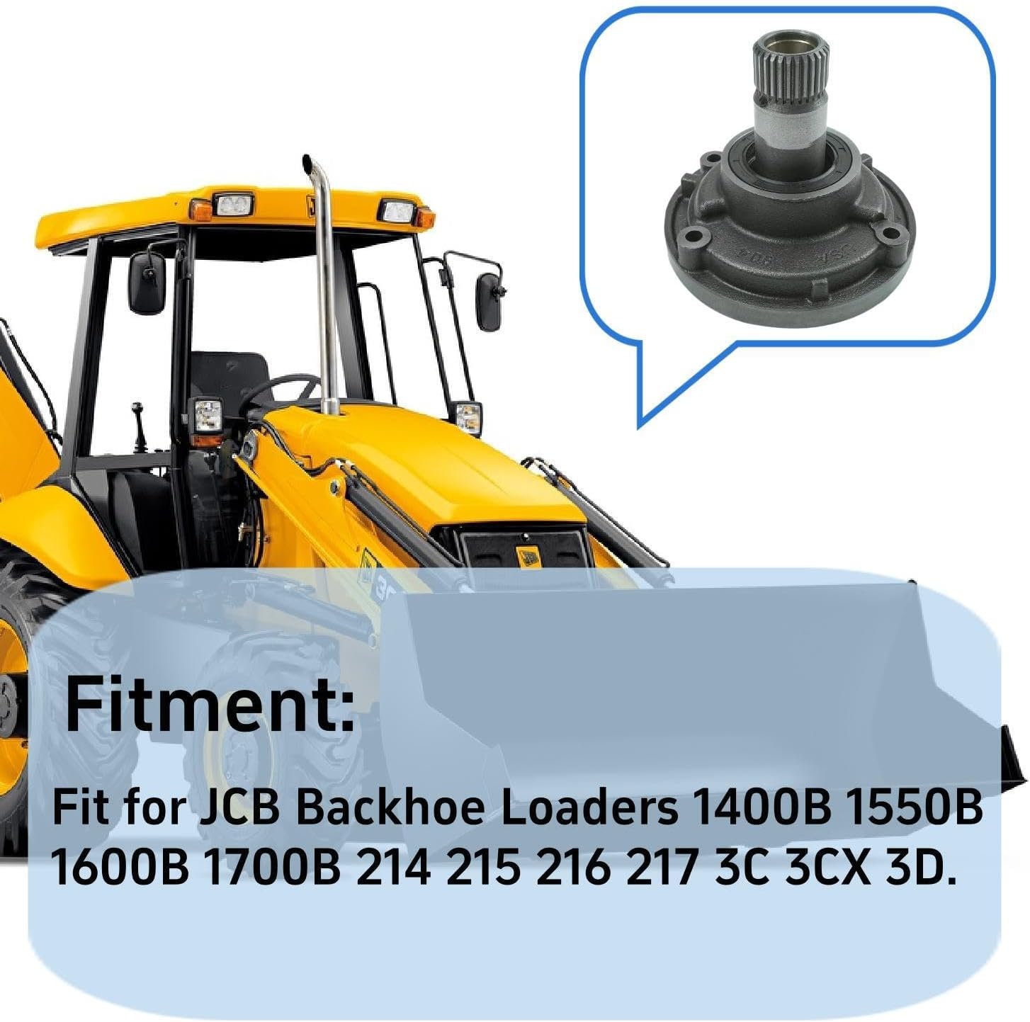 Transmission Oil Pump Replacement for 20/925327 20/900400 20/915900 Fit for JCB Backhoe Loaders 214 215 216 217 3C 3CX 3D 1400B 1550B 1600B 1700B