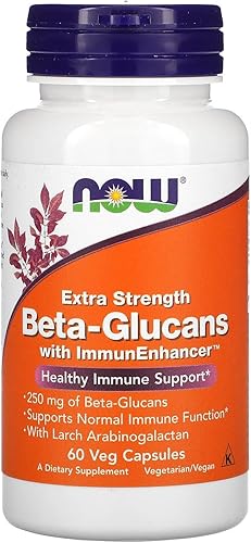 Now Foods Beta-Glucanos con ImmunEnhancer 250mg - 60 Vcaps 3 Pack