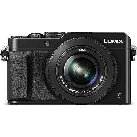 Panasonic LUMIX DMC-LX100EGK Premium Digitalkamera (12,8 Megapixel, 24-75 mm Leica DC Vario Summilux Objektiv, 4K, elektr. Sucher) schwarz