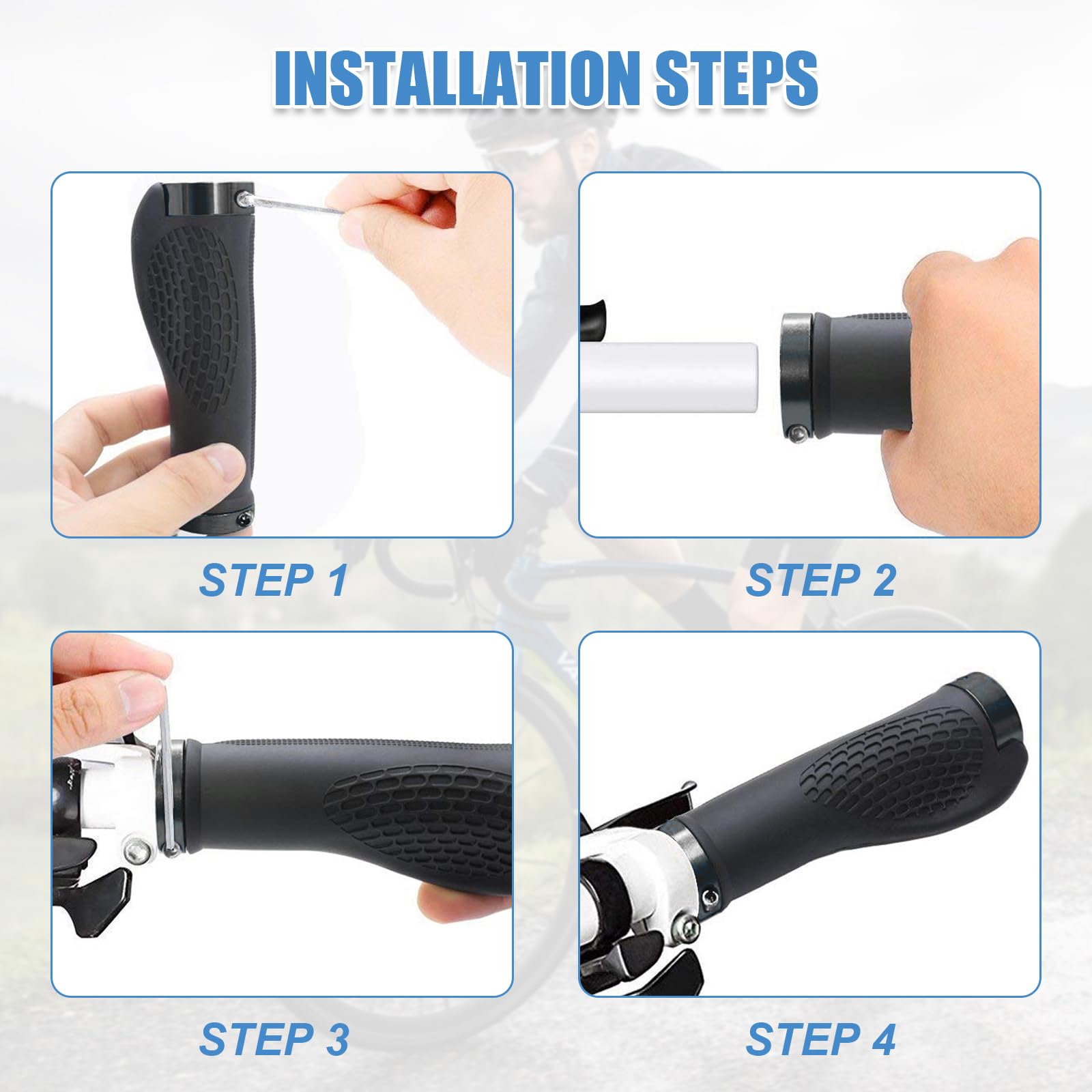 MANIGLIE MANUBRIO BAR End Slider Cap Per Coppia Moto HONDA CBR1000RR Nero EUR 15,68 - IT