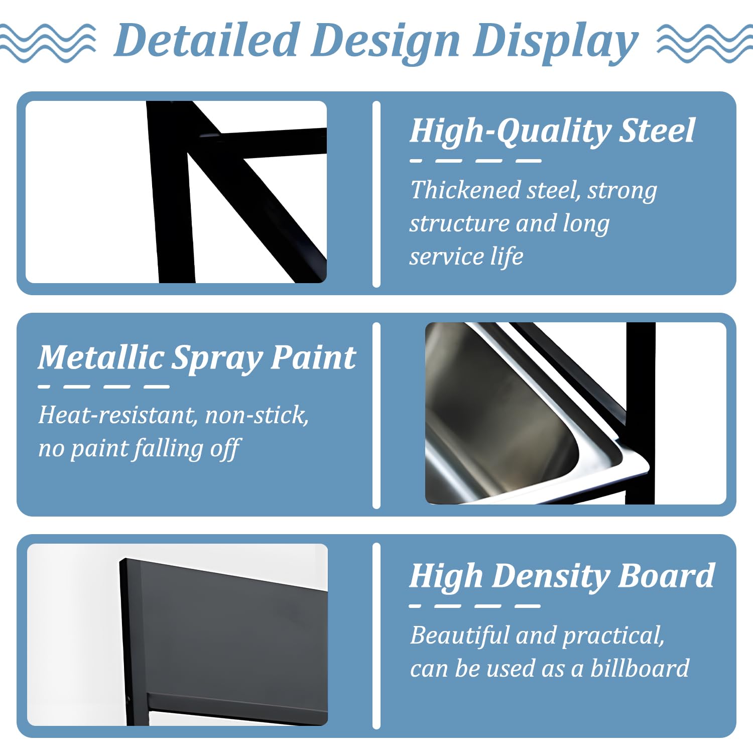 Carrello di stoccaggio Multiuso con Ruote Heavy Duty Metal Display Rack per Nastri Tessuto Vinile Rolls Regolabile Scaffali Home Office Soluzione di organizzazione