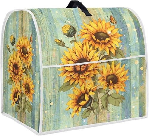 Miniatura 35 de Cubierta de batidora de pie de Navidad de 4.5 a 5 cuartos de galón, cubierta de mezclador retro, lavable, antimanchas, para cocina, piezas