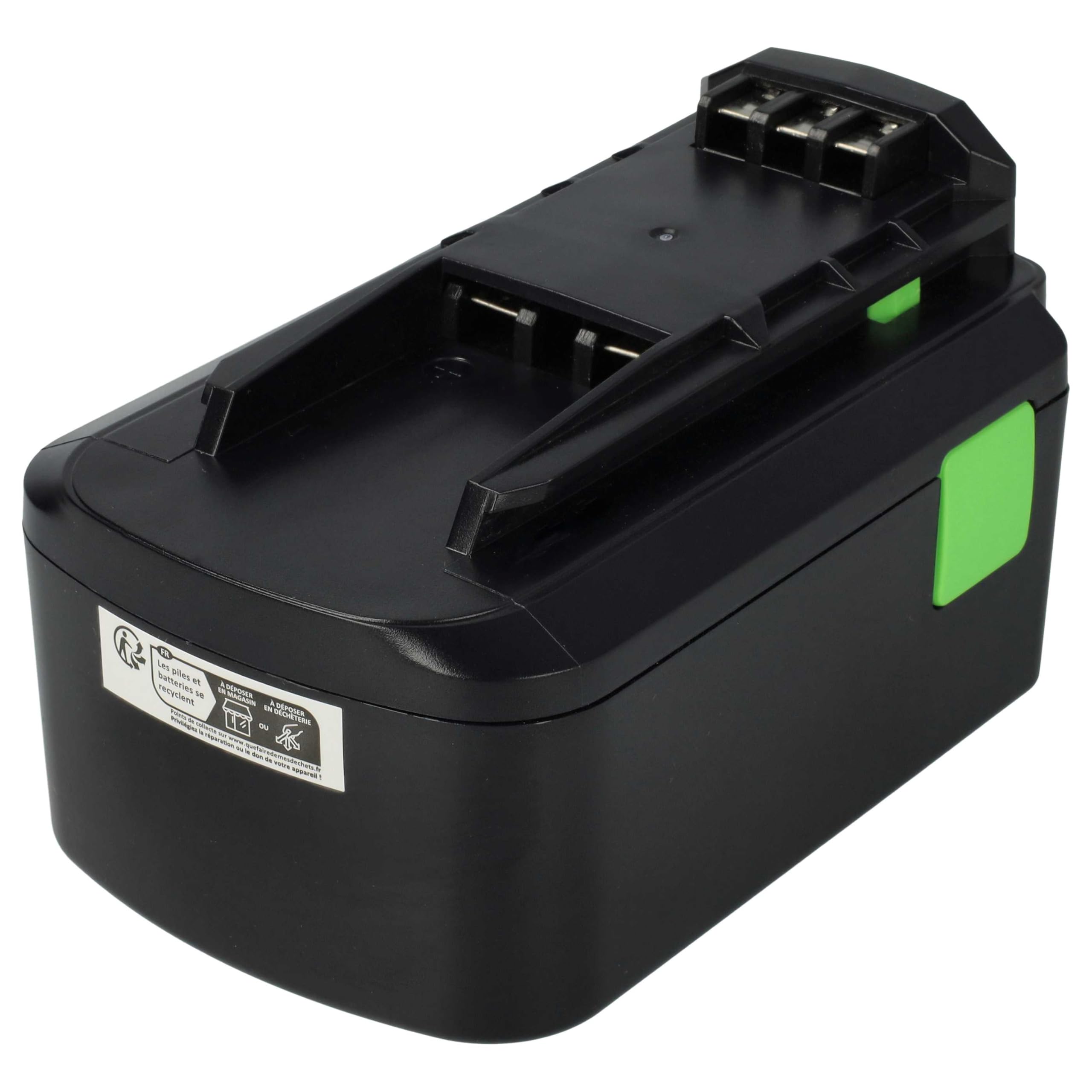 vhbw batteria compatibile con Festo Festool DRC 18/4 Li 5.2-Set, DRC 18/4 Li-Basic utensile elettrico (4000 mAh, Li-Ion, 18 V)