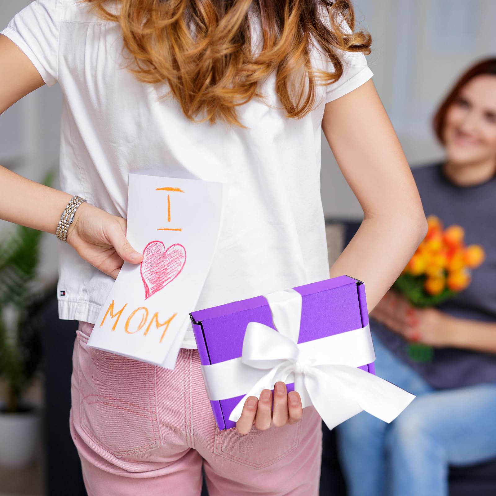 Spakon Versandkartons aus Wellpappe, Versandkartons für kleine Unternehmen, niedliche kleine Kartons, Versandkartons, Versandtaschen für Verpackungen, Produkte (lila, 15,2 x 10,2 x 4,1 cm), 50 Stück