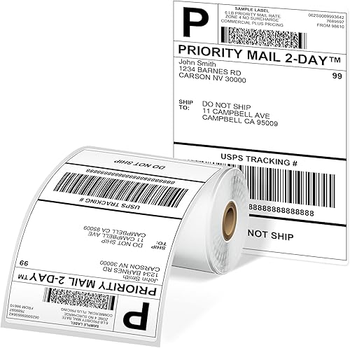 Phomemo Etiqueta adhesiva, etiqueta de impresora térmica directa circular para diseño de logotipo, nombreprecio, tarjeta de agradecimiento,