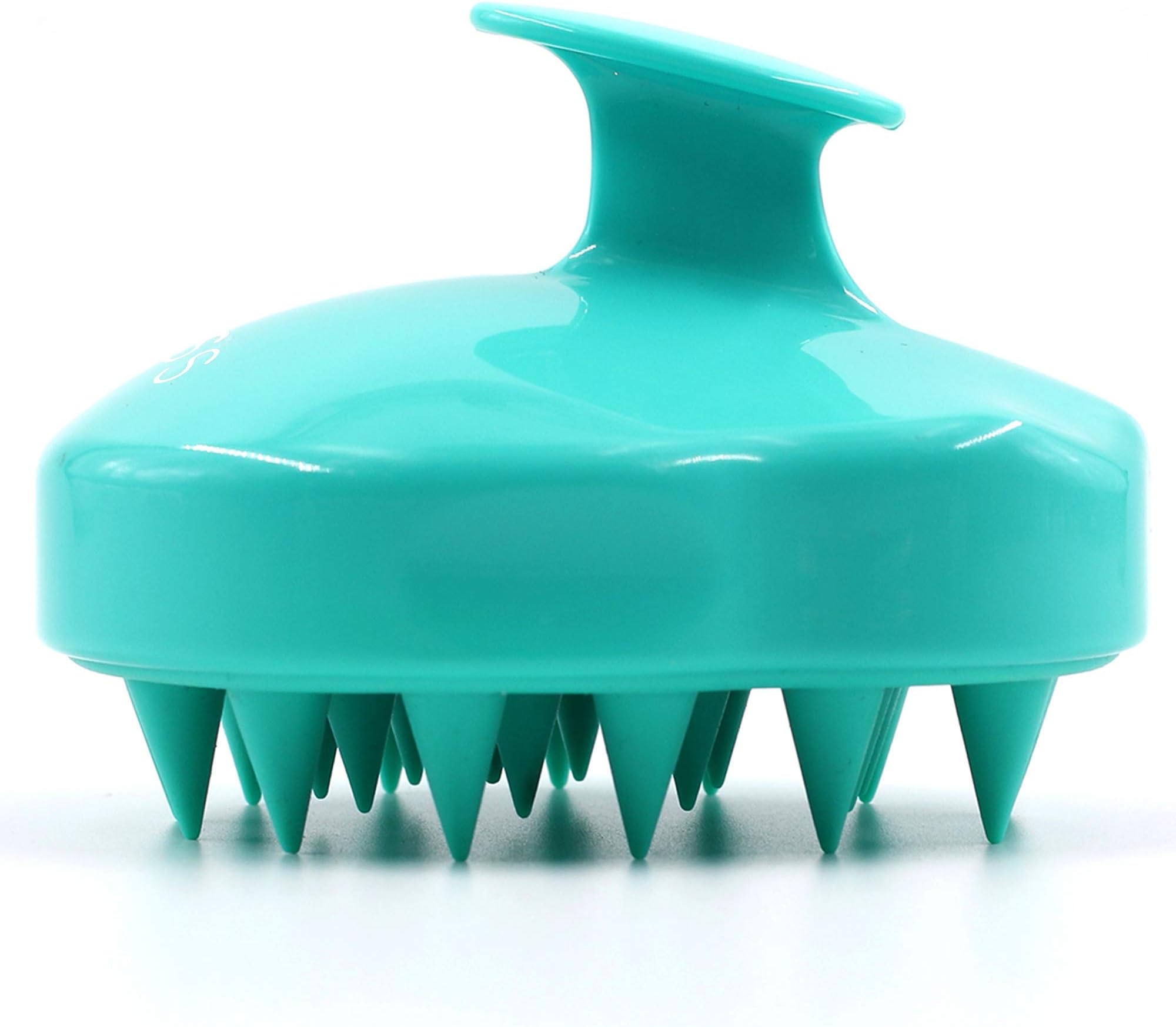 Ross Hair Scalp Massager Shampoo Brush with Soft Silicone Bristles for Manual Head Massager, Green