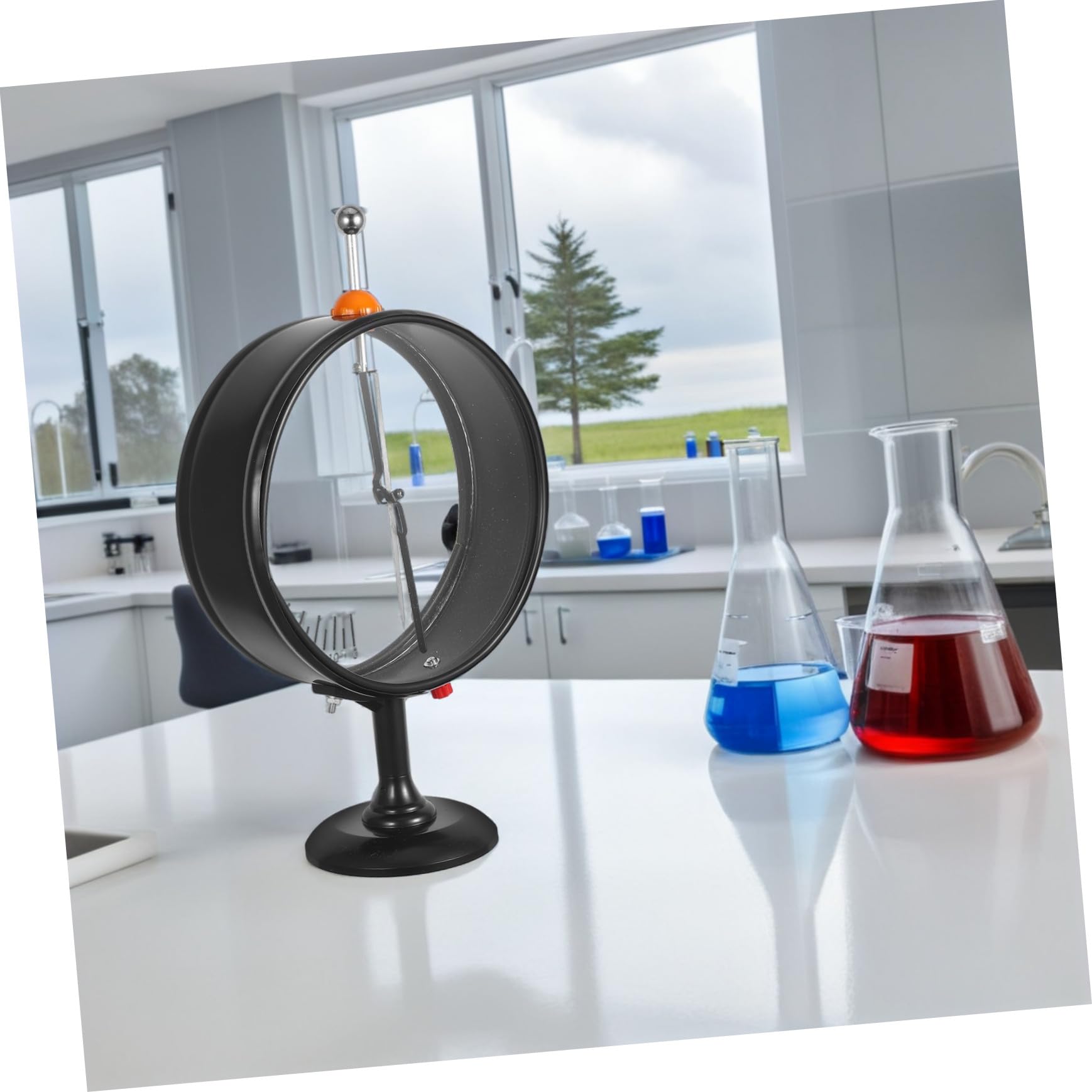 Operitacx Strumento Dimostrativo Di Elettrostatica Per Laboratorio Scientifico Kit Per Esperimenti Di Fisica Rilevatore Di Elettricità Statica Attrezzatura Per Esperimenti