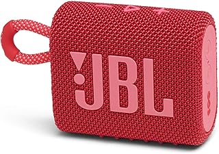 JBL GO3 Bluetoothスピーカー USB C充電/IP67防塵防水/パッシブラジエーター搭載/ポータブル/2020年モデル レッド JBLGO3RED