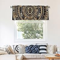 Vista 10 de Valances for Windows Kitchen Valance Curtains 54 x 18 Inch Guitarra Pattern Curtain Valance Rod Pocket Window Valances Blocking Light Short Curtain