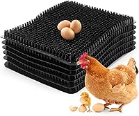 GDHSWJ Washable Chicken Nesting Pads 6 Pack 12x13" - Reusable Coop Bedding, Egg-Safe, Odorless & Durable for Clean Nests