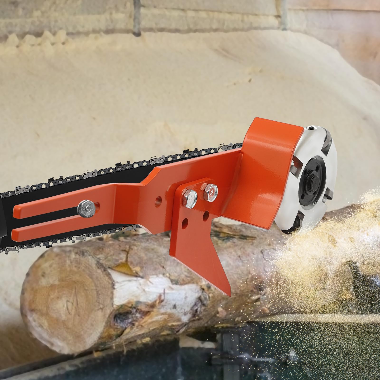 Piły łańcuchowe Młynek do rzeźbienia drewna Odłączacz Log Debarker akcesoria, aluminium i stal, do MS170-250, Husqvarna 137-235, obróbka drewna DIY