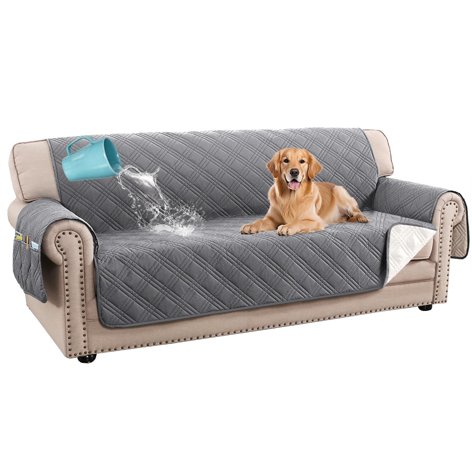 H.VERSAILTEX 100% Waterproof Couch Cover