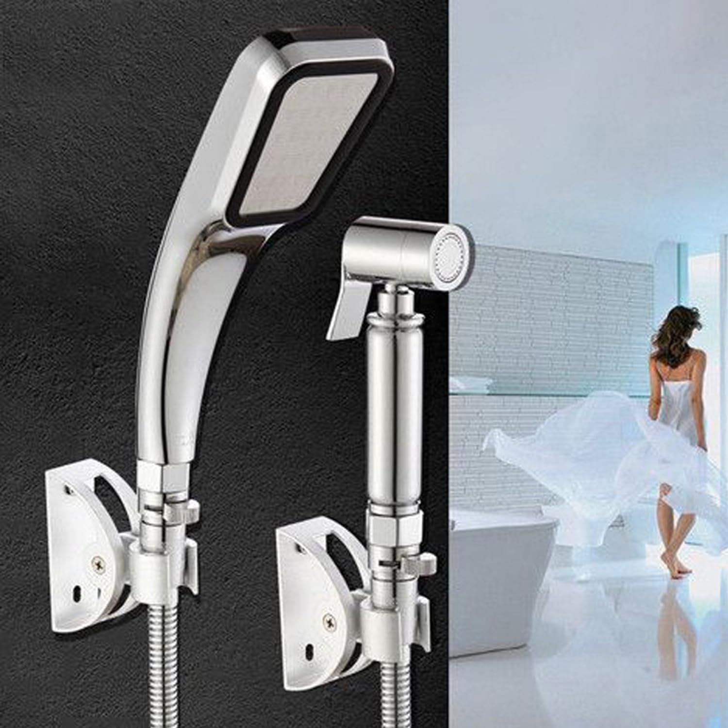 Valvola di Controllo del Flusso D'acqua in Ottone - Mini Valvola a Sfera in Acciaio Inossidabile per Doccetta e Soffione Doccia