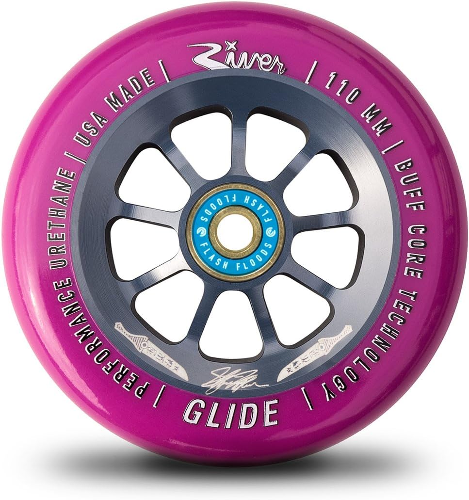 River Glide 110mm Stefan Hefner Signature Wheel Purple (Pair)
