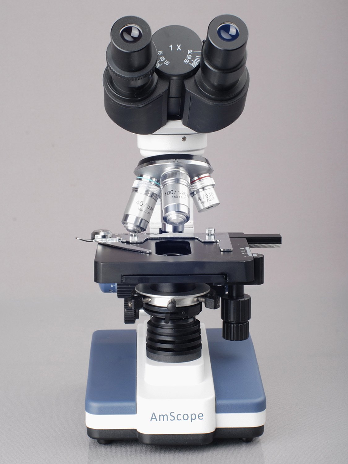 AmScope B120B-WM Siedentopf Binocular Compound Microscope, 40X-2000X ...