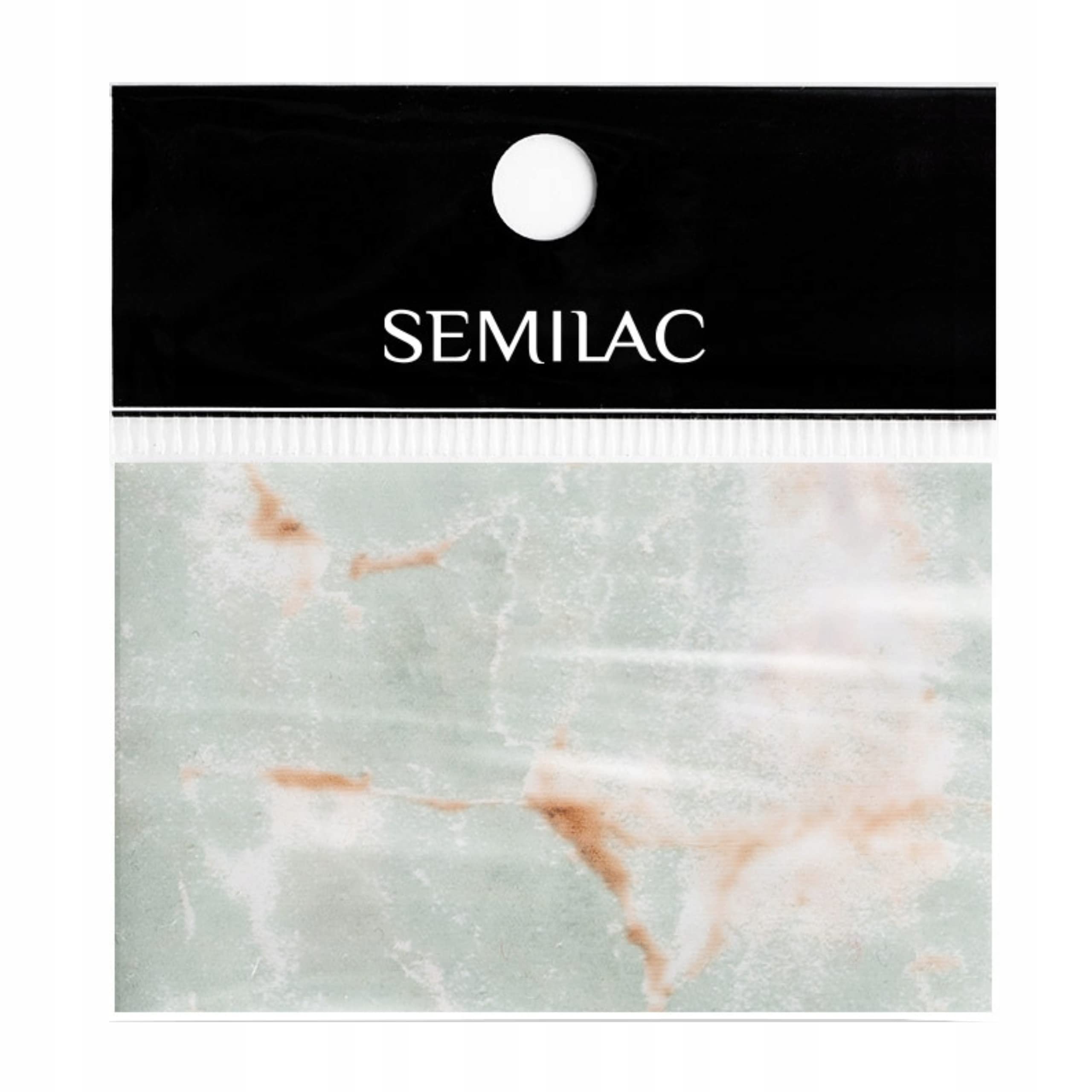 SEMILAC Decoración para Nails Semilac - 10 gey Marble Foil, Grey
