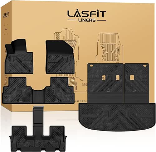 LASFIT Floor Mats & Backrest Mats & Cargo Mats for
