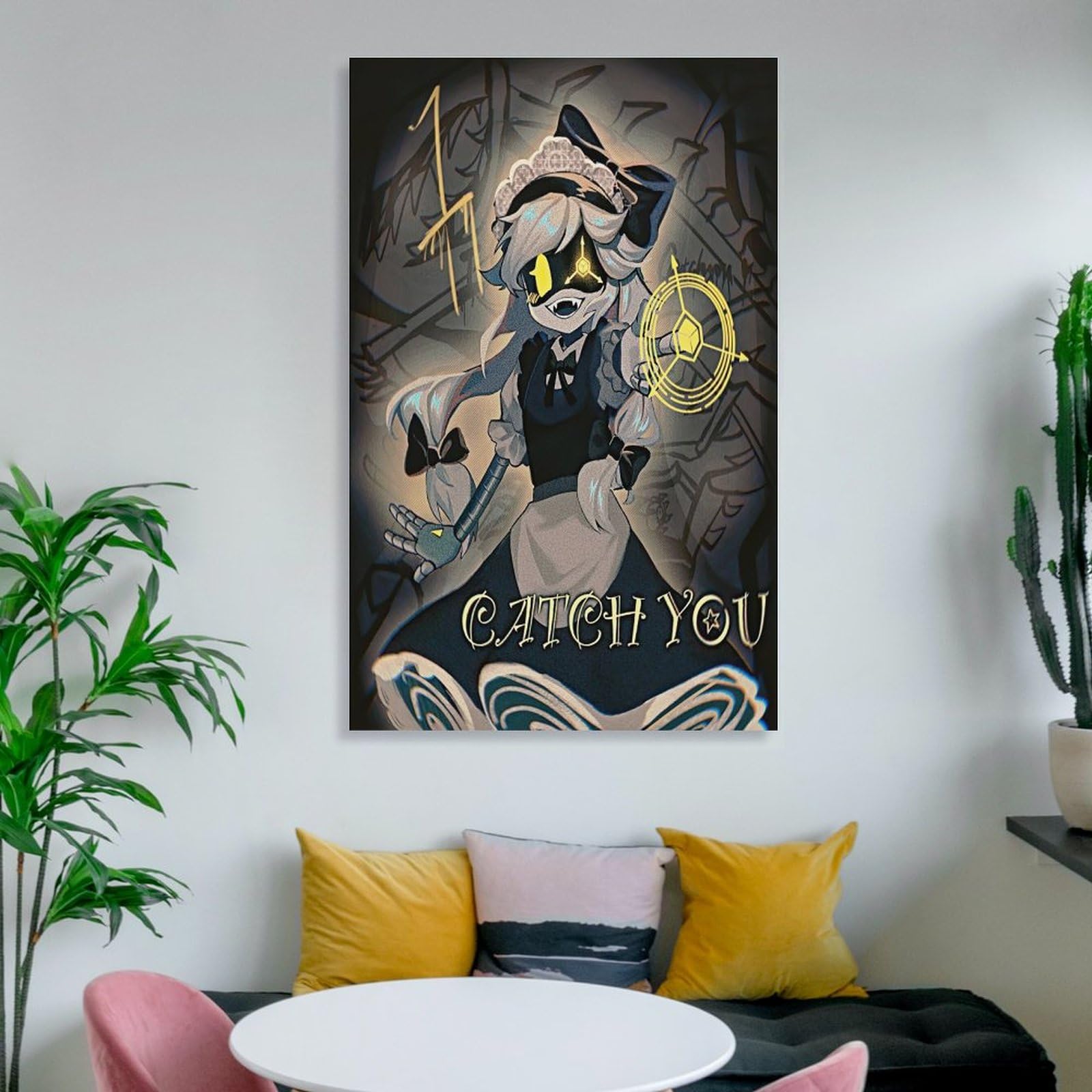 Poster Sur Toile Murder Drones - Personnage Cyn, 40x60 Cm - Décoration Chambre, Bureau, Cadeau Fan, Impression Haute Qualité