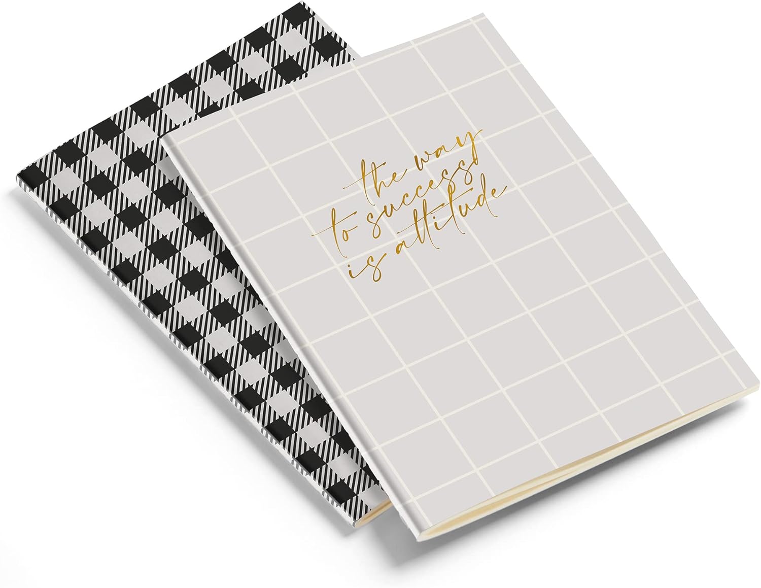 Miquelrius 2 x A5 Polka Dot Notebooks - 40 Sheets - Stitched - Always Black & Grey - MR8081