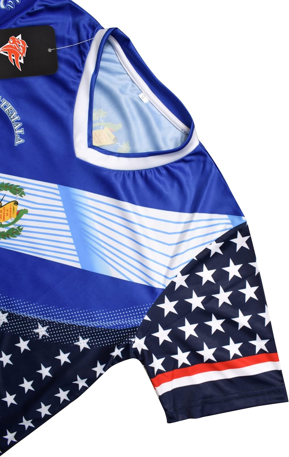 Fury Guatemala & USA Flag Mix Soccer Jersey - Camiseta Guatemala - Men/Women/Unisex - Image 7