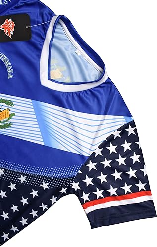 Miniatura 6 de Fury Camiseta de Fútbol Guatemala & USA Flag Mix - Camiseta Guatemala - HombreMujerUnisex