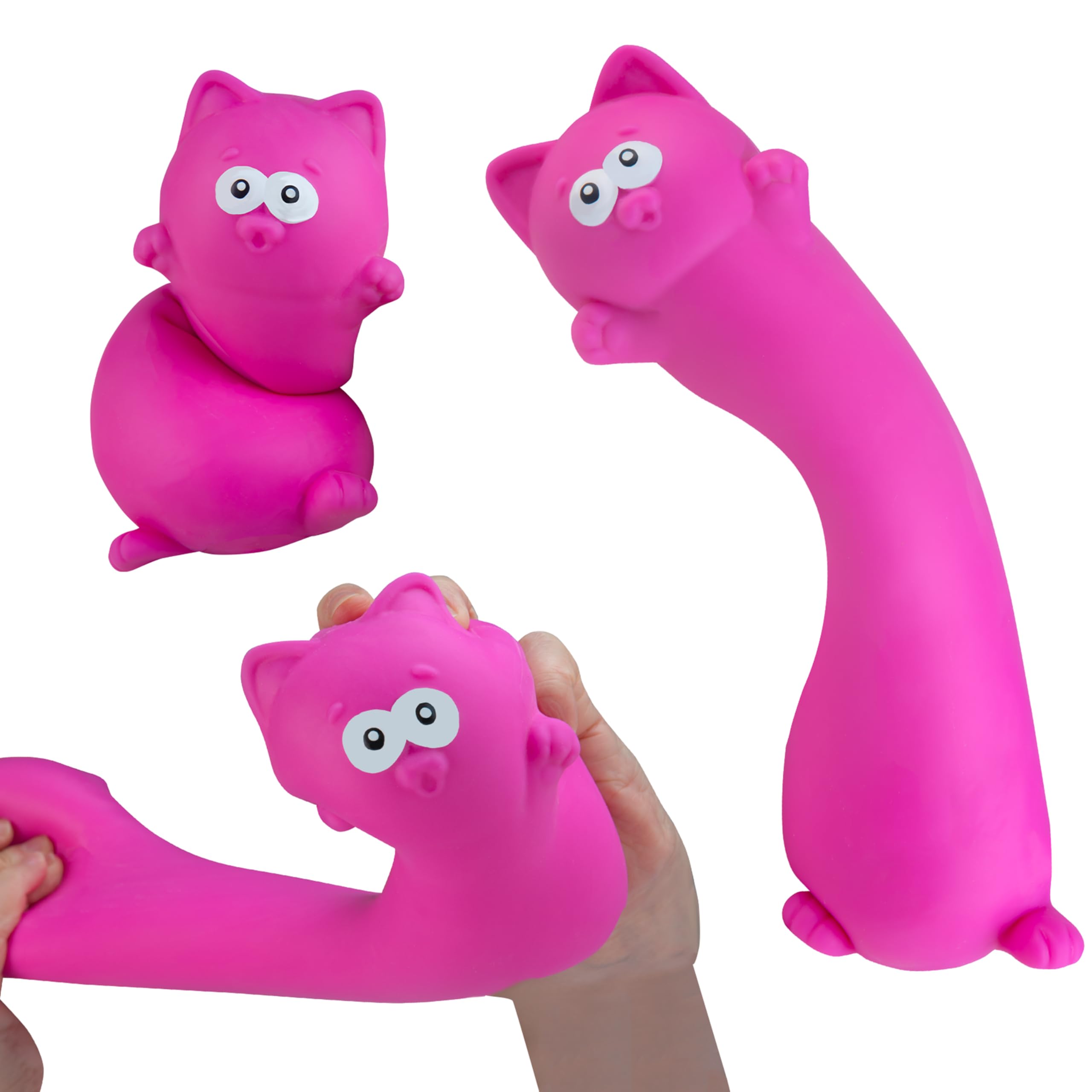 Amazon.com: ORB Easy Sqweezy Pets Giant Stretchy Cat - Stretches