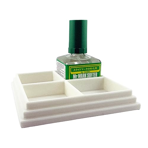 Miniatura 4 de Jeff Did It Paint Bottle Holder - Holds 4 Bottles Compatible with Mr. Hobby Square Bottles with Rubber Feet Anti-Tip Anti Slip Design - 3D Printed