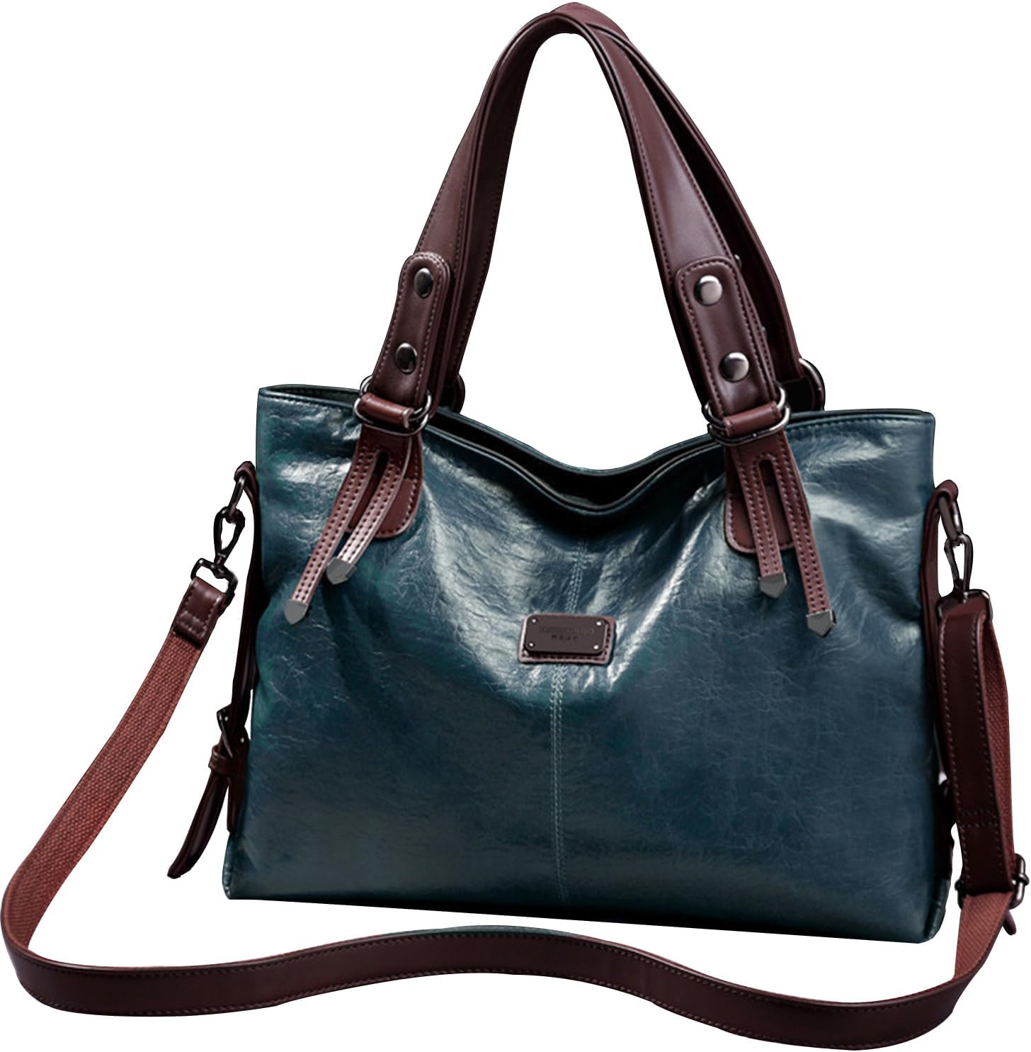 Handbags and Purses for women Vegan Leather Tote Bag for Women Satchel Shoulder Bags Travel Purse with Compartments