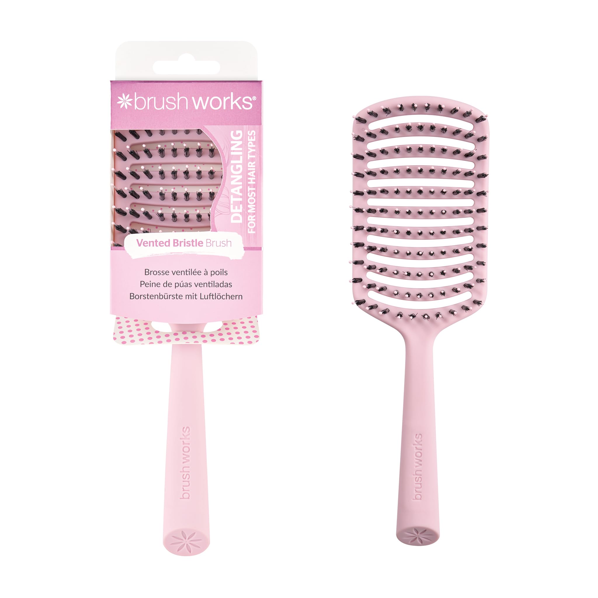 Brushworks Unisex Vented Bristle Hair Brush