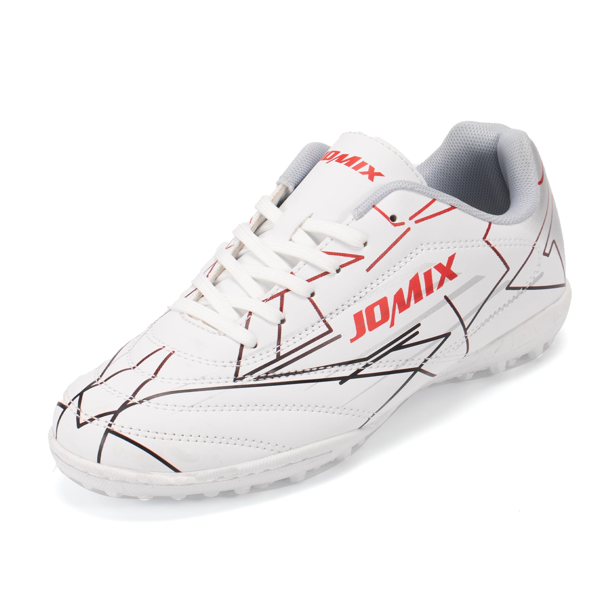 JOMIX WOS250656 Chaussures de football unisexe garçons filles femme – Baskets de sport avec multi-crampons TF – Champs synthétiques et herbe artificielle – Antidérapant et respirant