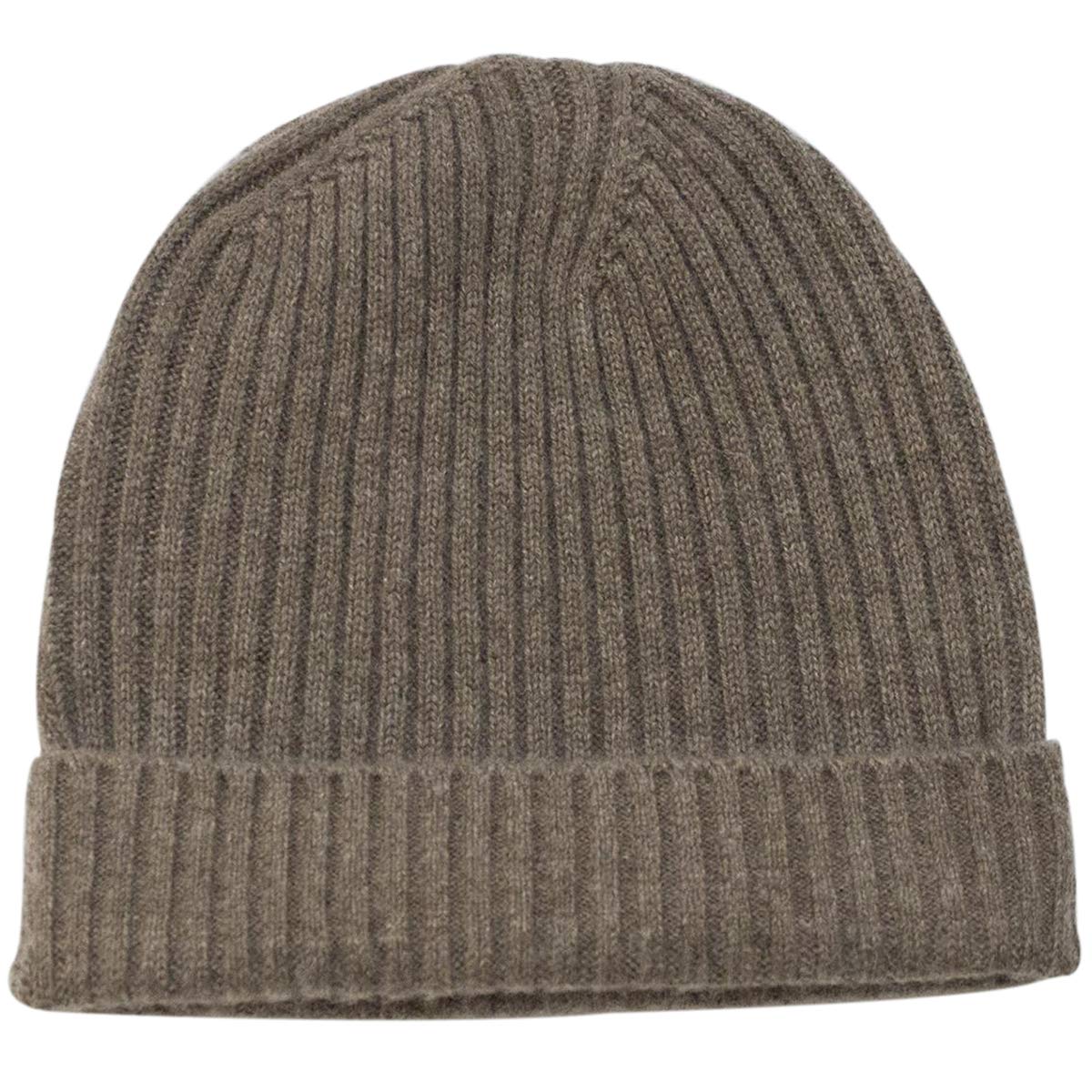 Pure 100% Cashmere Beanie for Men, Warm Soft Mens Cashmere Hat in a Gift Box