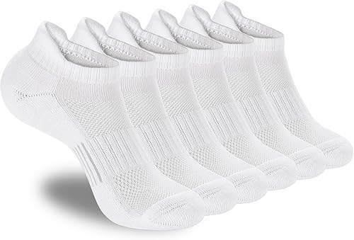 Miniatura 8 de ATBITER Womens Ankle Socks 6 Pairs Cushioned Running Athletic No Show Socks With Tab