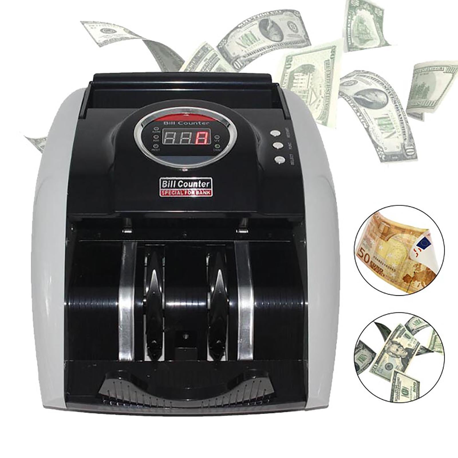 Contapoldi, contatore automatico per banconote con indicatore LED, contatore per banconote professionale